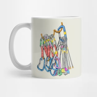 Rock Climbing Rack Mug